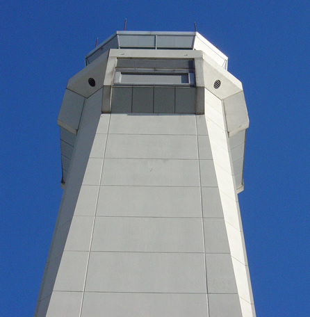 large atc aircraft tower