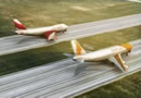 pilot race - two boeing 747 race