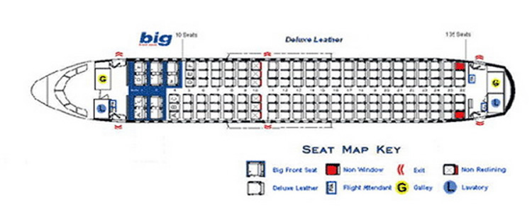 spirit airlines airbus a319 jet aircraft seating layout map