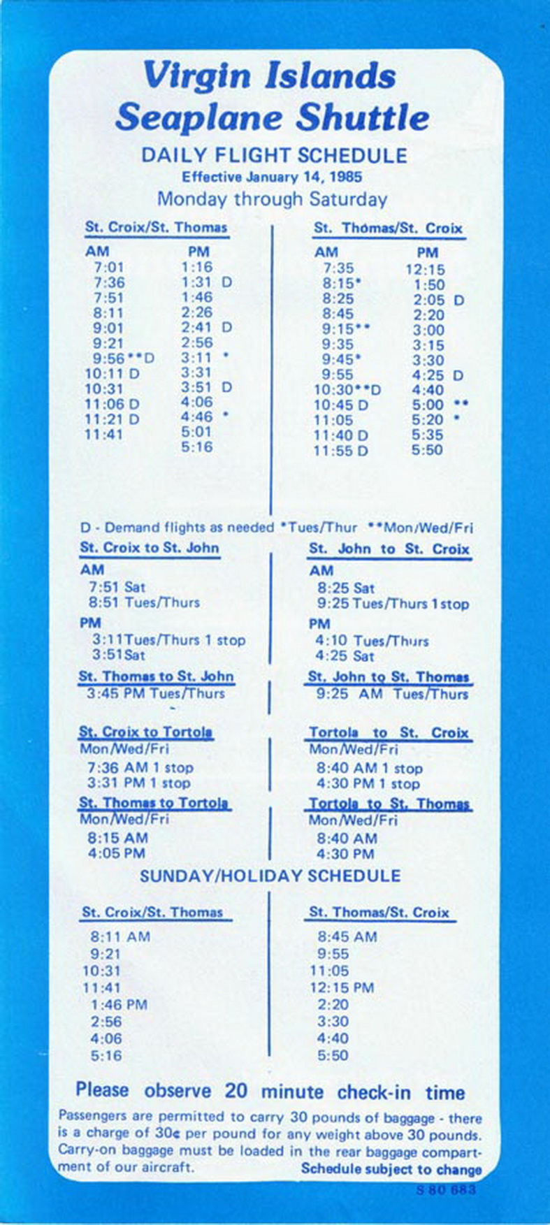 Airline Timetables, Vintage Flight Brochures, Aviation Memorabilia