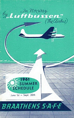 Airline Timetable Brochures for Vintage Airlines Of The Past