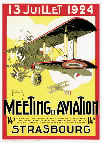 vintage air show poster