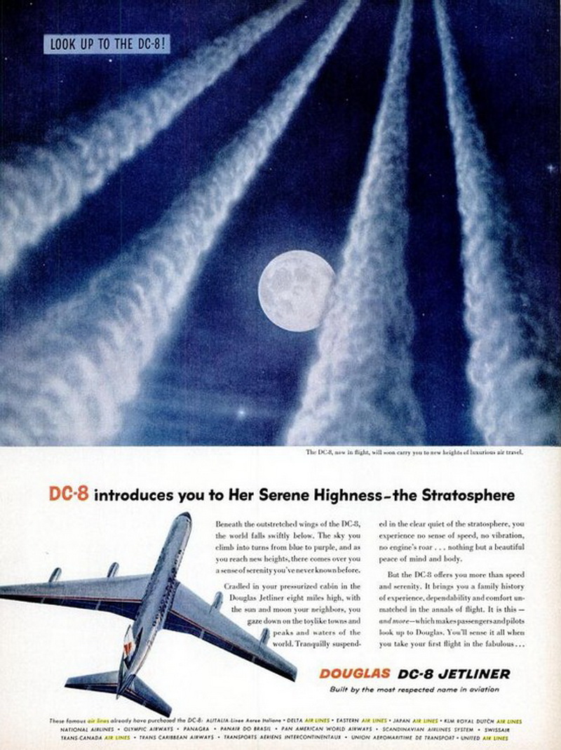 DC-8 Jetliner promotion