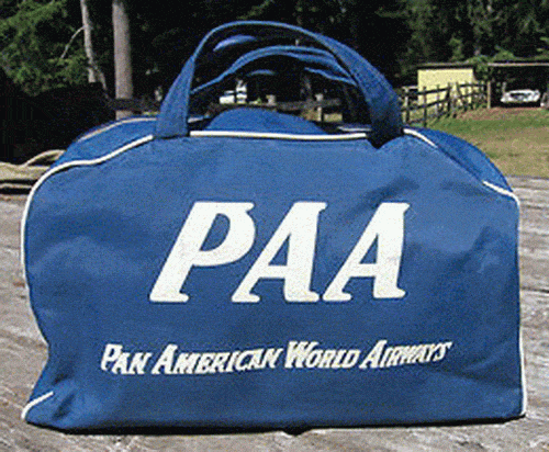 paa vintage flight bag
