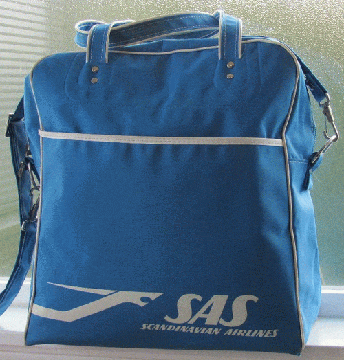 sas vintage flight bag