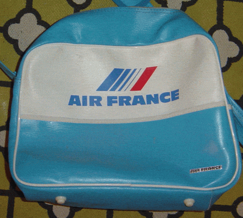original air france flight bag