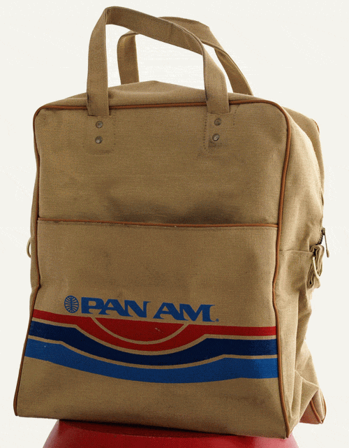 vintage flight bag pan american